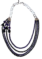 Collana Laura Bellini Donna in Argento Onice GRAGLBAMEONI - GRAGLBAMEONI